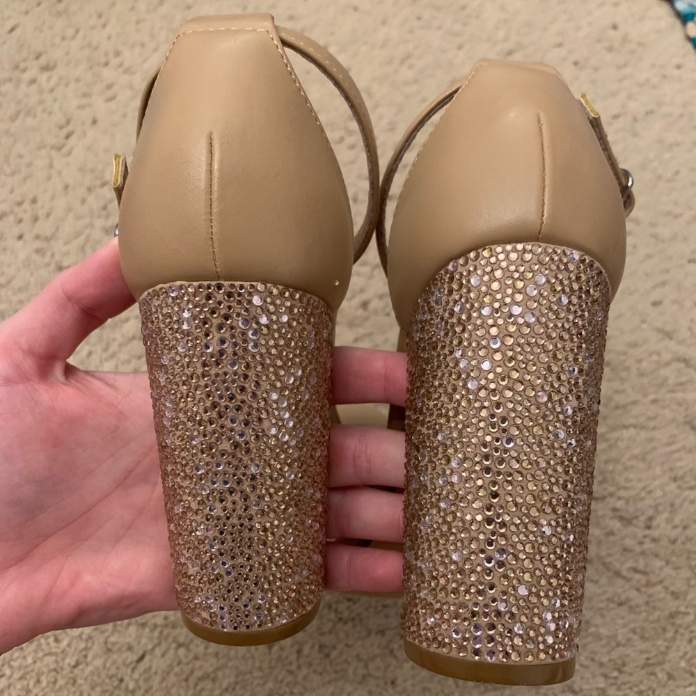 Steve Madden Carrson Heels w/ Rhinestones